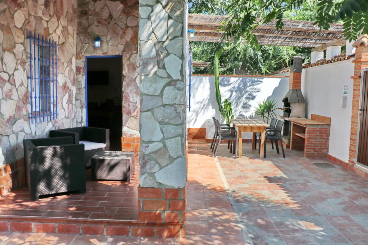 Bungalow La Roa con piscina comunitaria y privada Conil De La Frontera Esterno foto